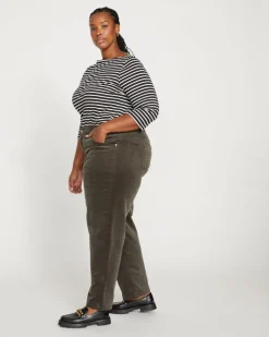 Universal Standard Cassidy High Rise Straight Corduroy Pants