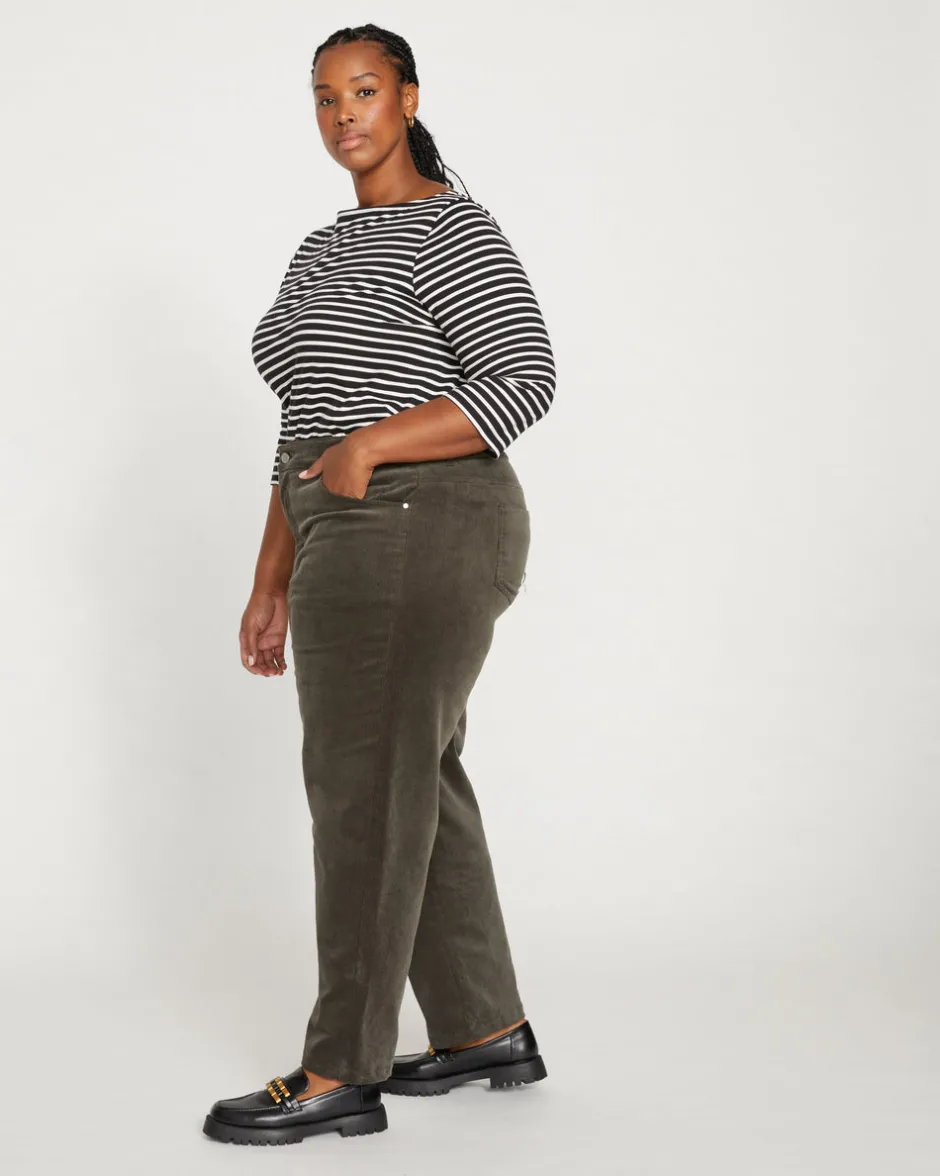 Universal Standard Cassidy High Rise Straight Corduroy Pants