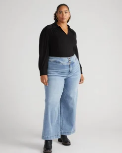 Universal Standard Charlie High Rise Sailor Jeans