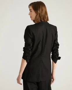 Universal Standard Coastal Linen Blazer