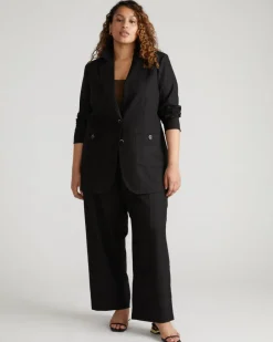 Universal Standard Coastal Linen Blazer