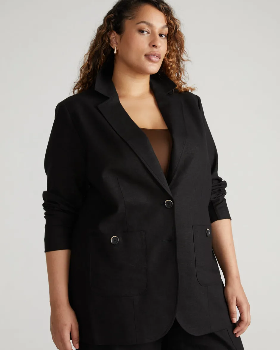 Universal Standard Coastal Linen Blazer