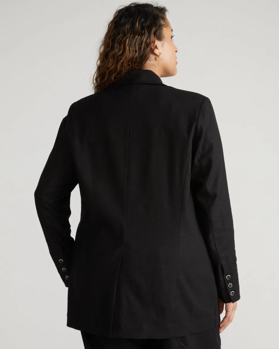 Universal Standard Coastal Linen Blazer