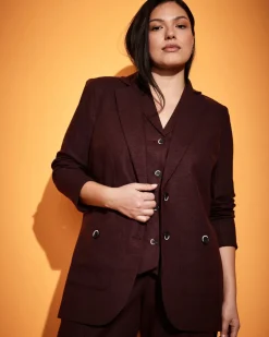 Universal Standard Coastal Linen Blazer