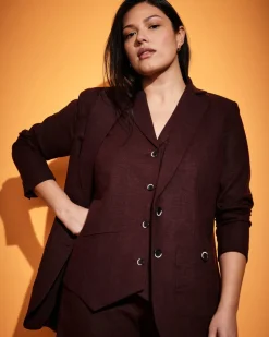 Universal Standard Coastal Linen Blazer