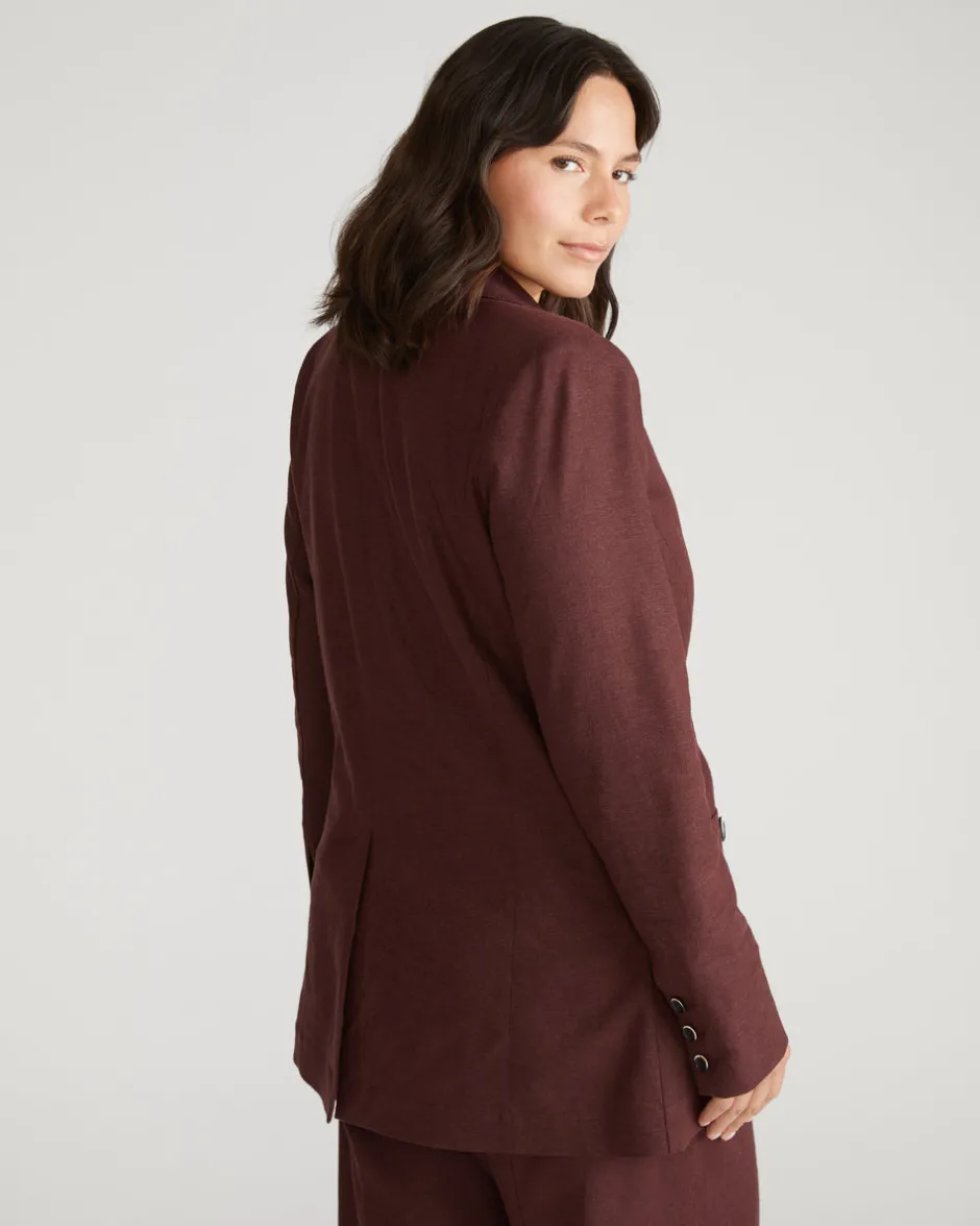 Universal Standard Coastal Linen Blazer