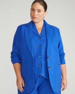 Universal Standard Coastal Linen Blazer