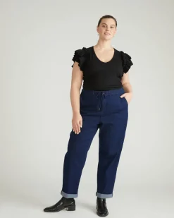 Universal Standard ComfortDenim Drawstring Jeans