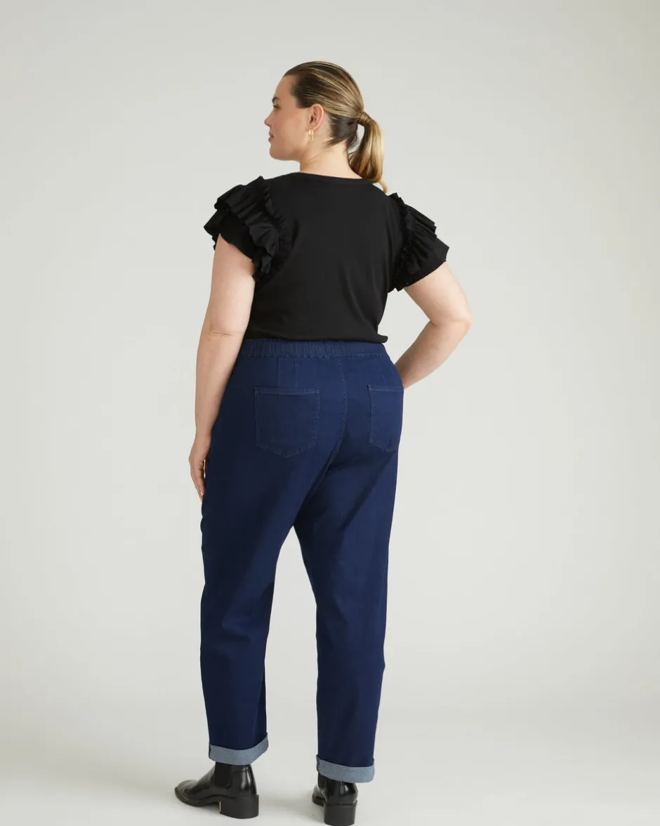 Universal Standard ComfortDenim Drawstring Jeans