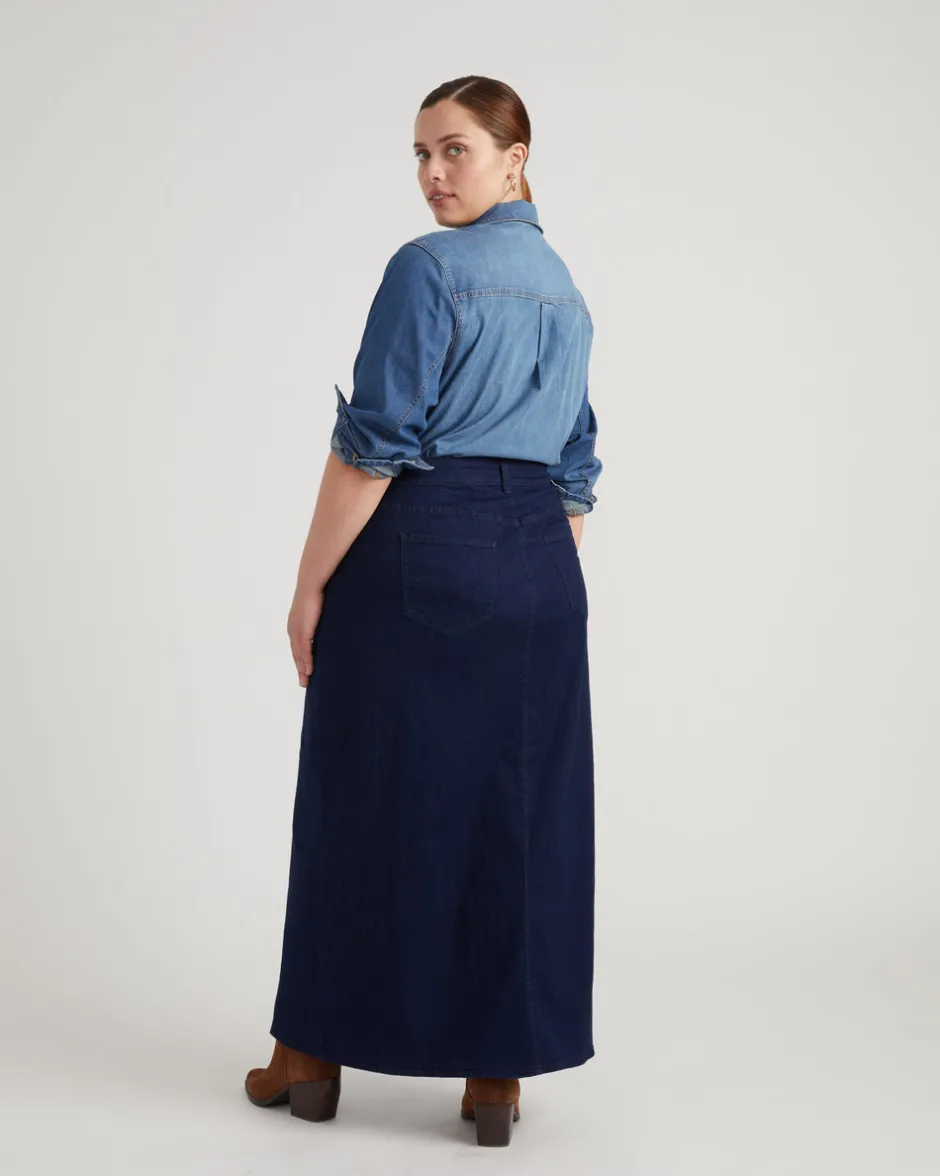 Universal Standard ComfortDenim Maxi Skirt