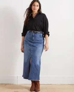 Universal Standard ComfortDenim Maxi Skirt