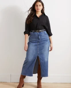 Universal Standard ComfortDenim Maxi Skirt