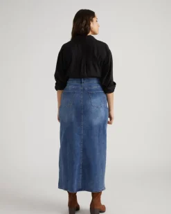 Universal Standard ComfortDenim Maxi Skirt