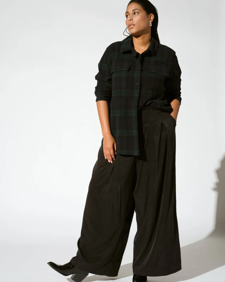 Universal Standard Cooling Cupro Wide Leg Pant