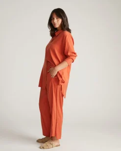 Universal Standard Cooling Stretch Cupro Artist Shirt