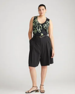 Universal Standard Cooling Stretch Cupro Bermuda Shorts