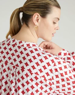 Universal Standard Cooling Stretch Cupro Button-Down Blouse