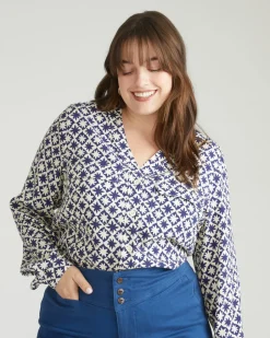 Universal Standard Cooling Stretch Cupro Button-Down Blouse