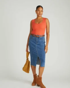 Universal Standard Daisy Ribbed Tank