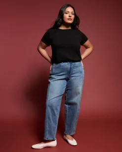 Universal Standard Dakota Twisted Leg Jeans