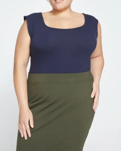 Universal Standard Danube Jersey Skirt