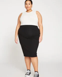 Universal Standard Danube Jersey Skirt