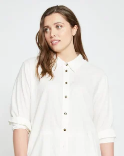 Universal Standard Dawn Linen Hi Low Tunic