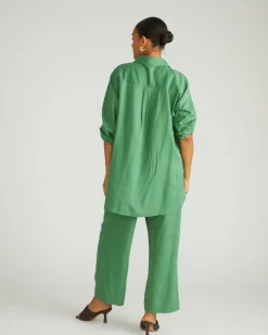 Universal Standard Dawn Linen Hi Low Tunic