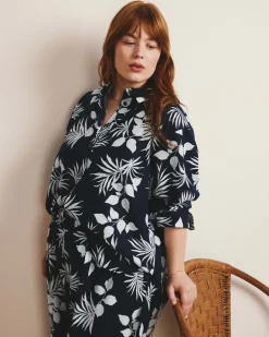 Universal Standard Dawn Linen Hi Low Tunic