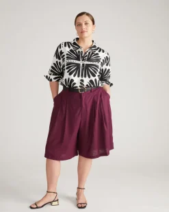 Universal Standard Dawn Linen Hi Low Tunic