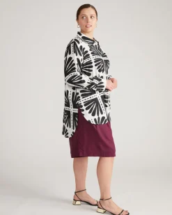 Universal Standard Dawn Linen Hi Low Tunic