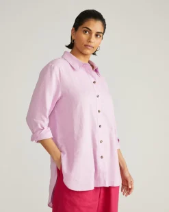 Universal Standard Dawn Linen Hi Low Tunic