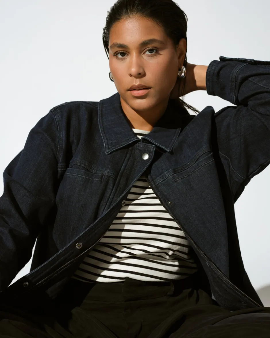 Universal Standard Denim Utility Jacket