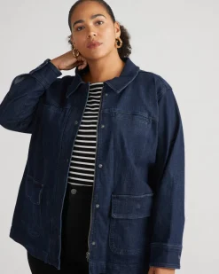 Universal Standard Denim Utility Jacket