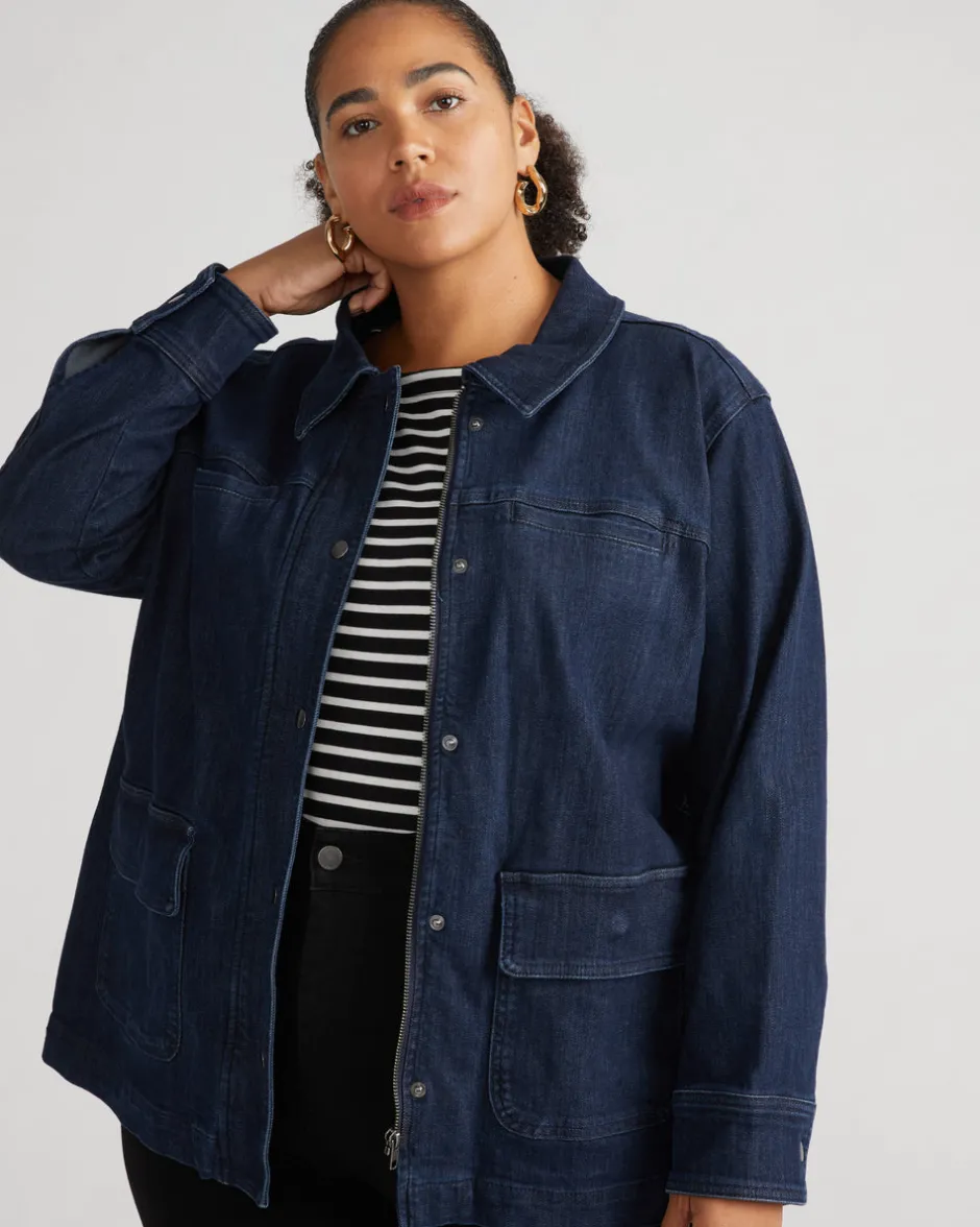 Universal Standard Denim Utility Jacket