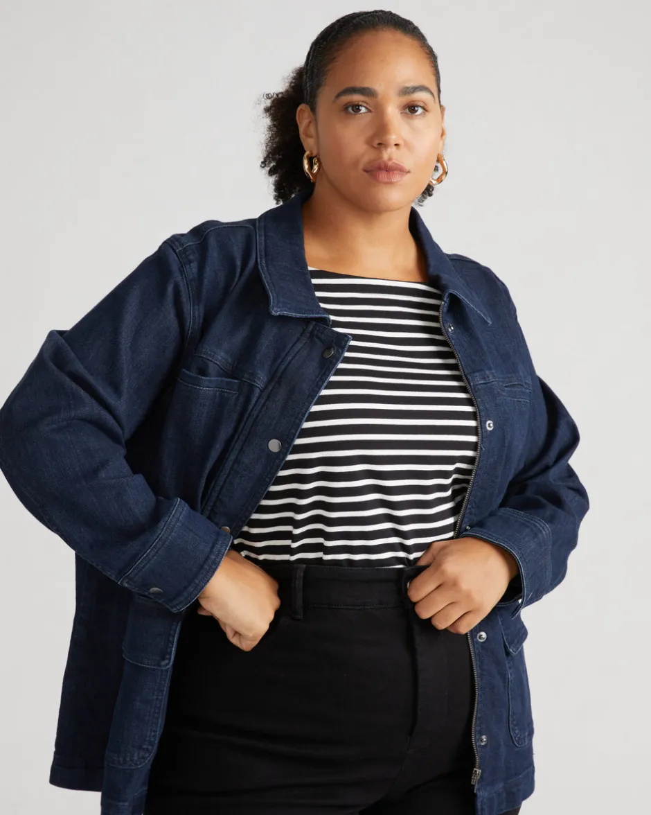 Universal Standard Denim Utility Jacket