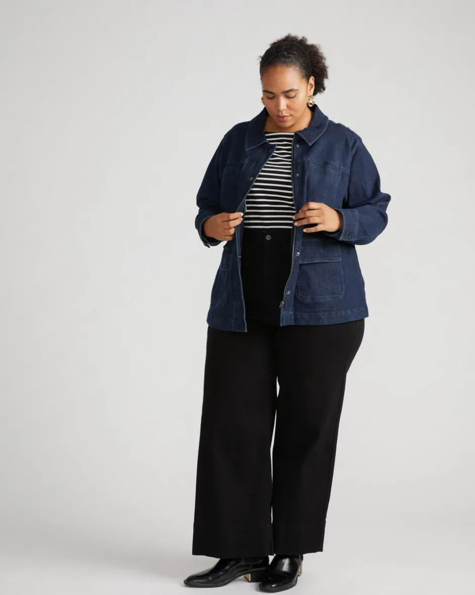 Universal Standard Denim Utility Jacket
