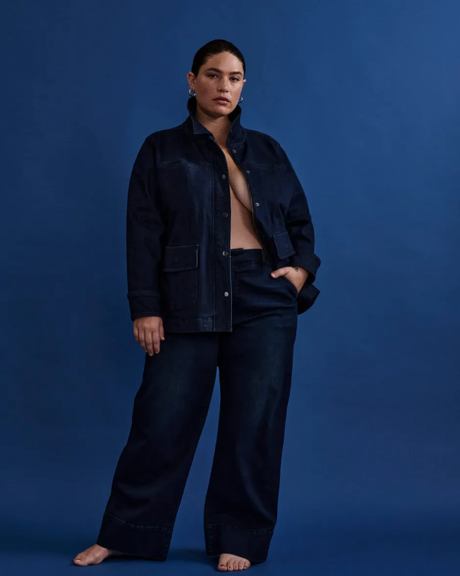 Universal Standard Denim Utility Jacket