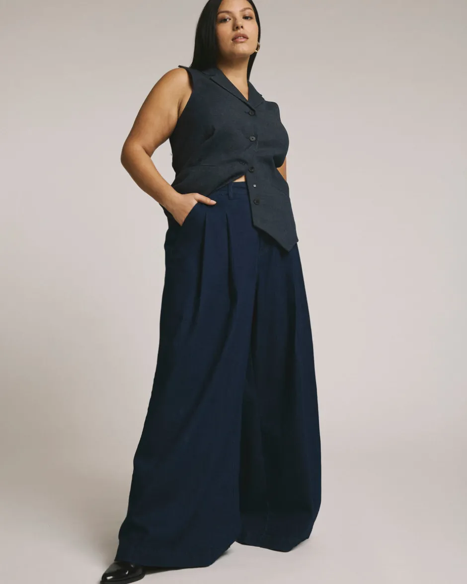 Universal Standard Denim Wide Leg Pant