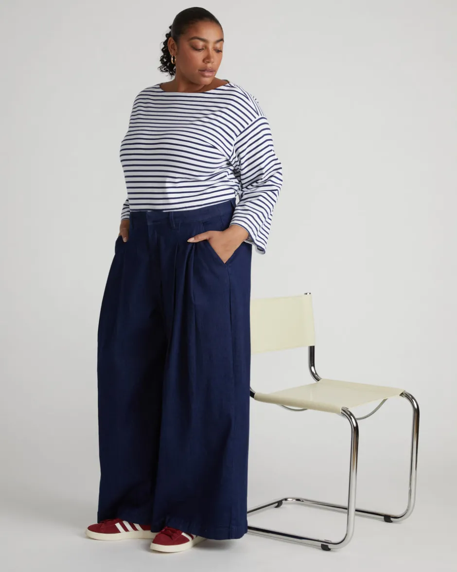 Universal Standard Denim Wide Leg Pant