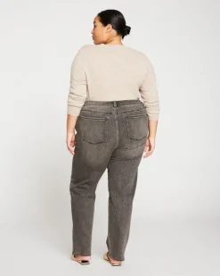 Universal Standard Donna High Rise Curve Straight Leg Jeans 32 Inch