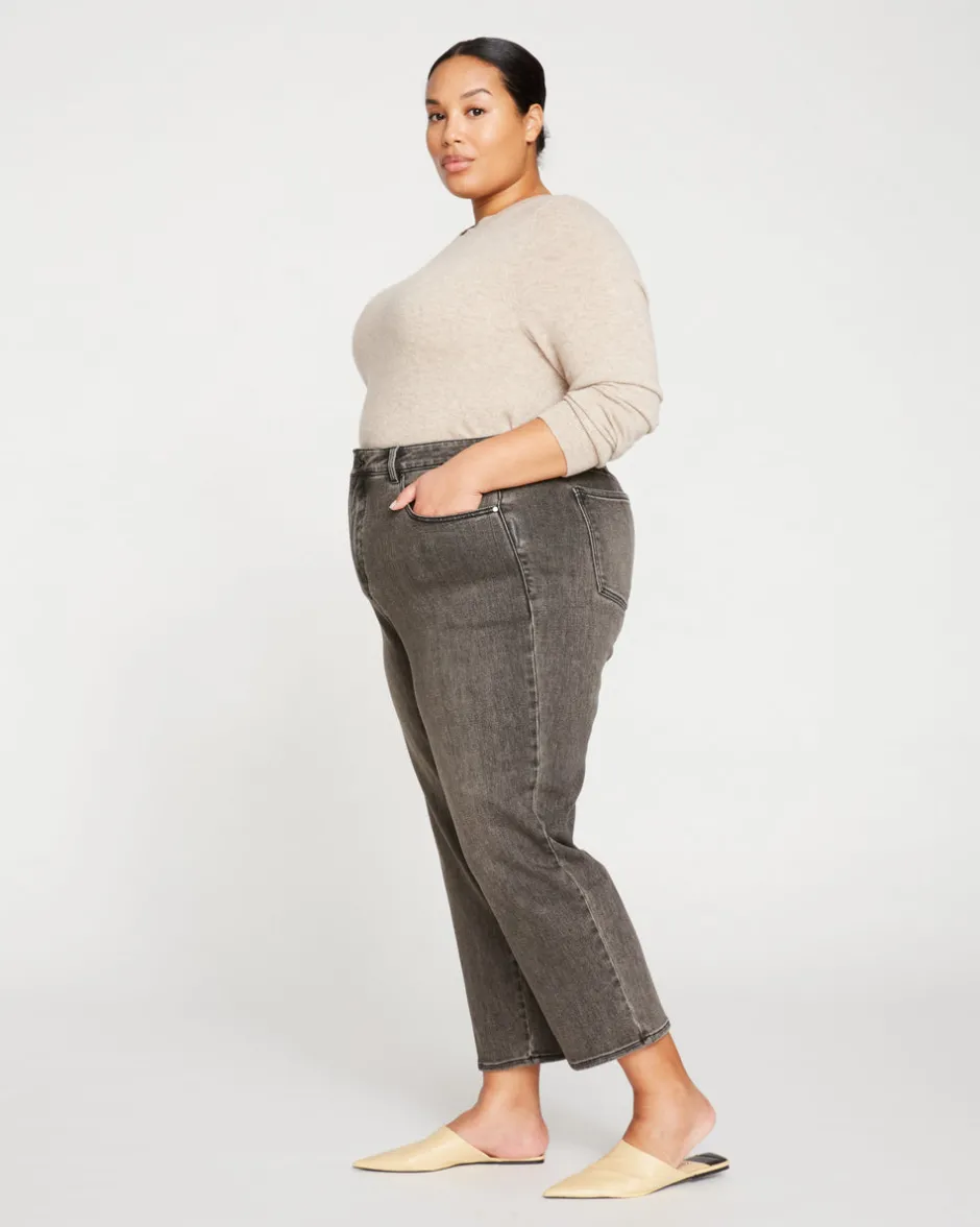 Universal Standard Donna High Rise Curve Straight Leg Jeans 27 Inch
