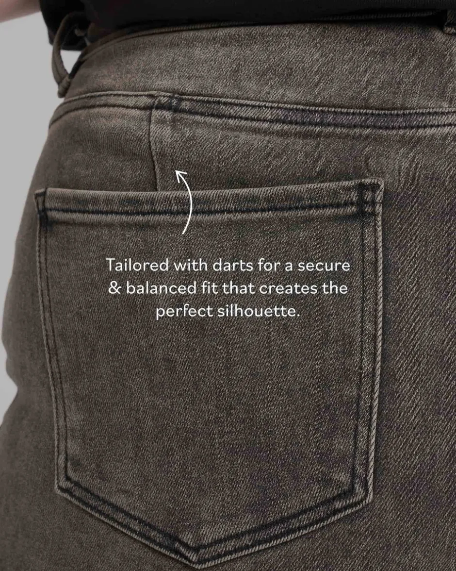 Universal Standard Donna High Rise Curve Straight Leg Jeans 27 Inch