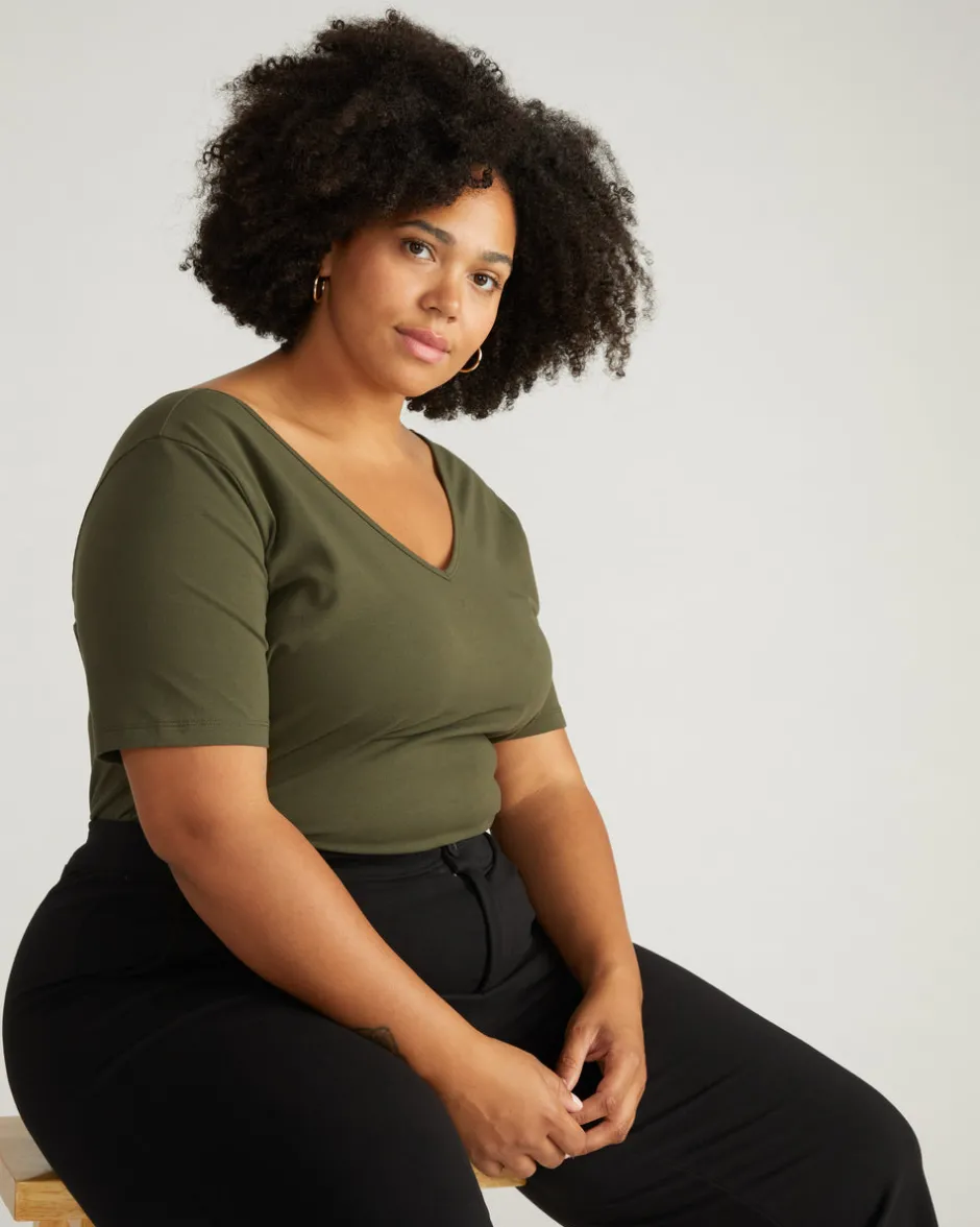 Universal Standard Double V Tee