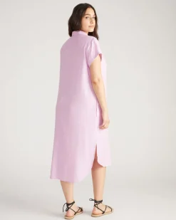 Universal Standard Dune Linen Shirtdress