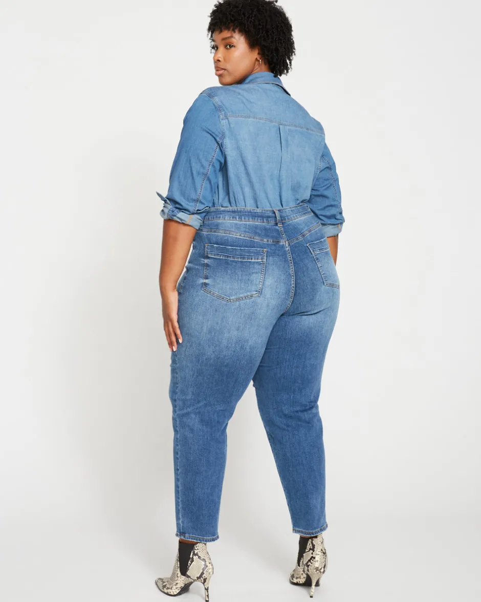 Universal Standard Dylan High Rise Tapered Jeans 29 Inch