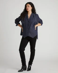 Universal Standard Edwin Denim Look Vest