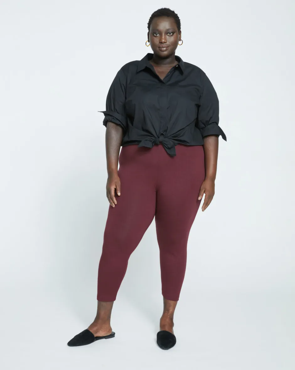 Universal Standard Elbe Stretch Poplin Shirt Classic Fit