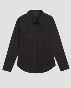 Universal Standard Elbe Stretch Poplin Shirt Classic Fit