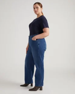 Universal Standard Ella High Rise Straight Leg Jeans